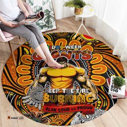 GWS Giants NAIDOC Week 2024 Round Carpet Mascot Football DT02