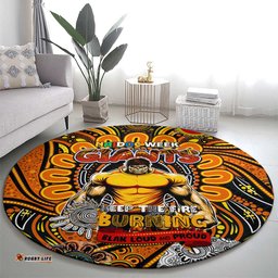 GWS Giants NAIDOC Week 2024 Round Carpet Mascot Football DT02