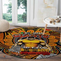 GWS Giants NAIDOC Week 2024 Round Carpet Mascot Football DT02