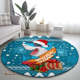 Sharks Rugby Round Carpet Chirstmas Vibe 2023