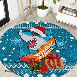 Sharks Rugby Round Carpet Chirstmas Vibe 2023