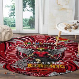 St Kilda Saints NAIDOC Week 2024 Round Carpet Mascot Football
