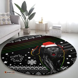 Panthers Rugby Round Carpet Go The Mighty Panthers 2023 Christmas Vibe Unique