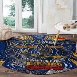 West Coast Eagles NAIDOC Week 2024 Round Carpet Mascot Football DT02