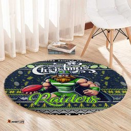 Raiders Rugby Xmas Round Carpet Australia NRL Mascot