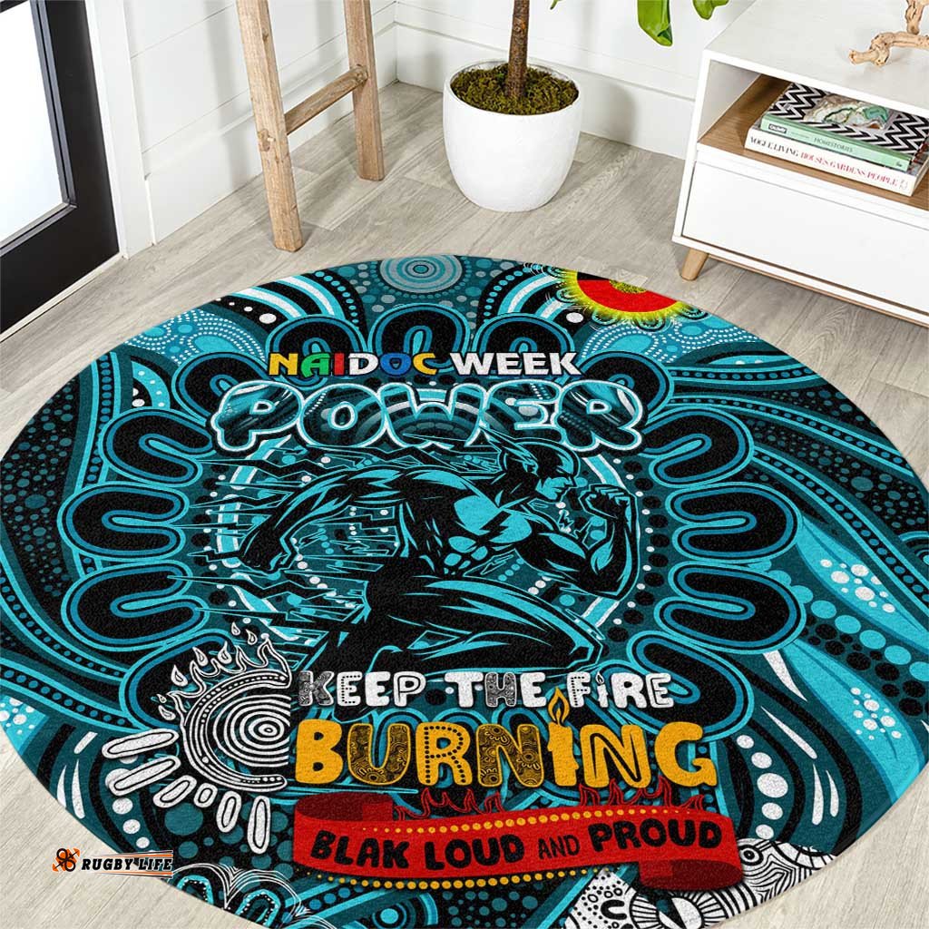 Port Adelaide Power NAIDOC Week 2024 Round Carpet Mascot Football