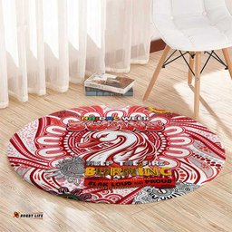Sydney Swans NAIDOC Week 2024 Round Carpet Mascot Football DT02