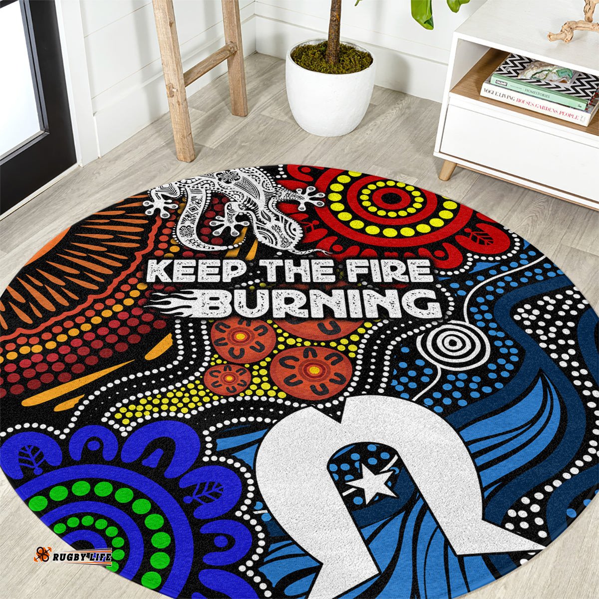 NAIDOC Week 2024 Indigenous Round Carpet Keep The Fire Burning
