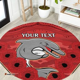 Custom Dolphins Rugby ANZAC Round Carpet Aboriginal and Army Patterns