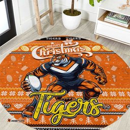 Tigers Rugby Xmas Round Carpet Australia NRL Mascot
