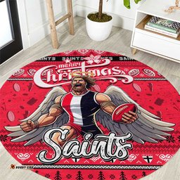 Saints Football Xmas Round Carpet Australia AFL Mascot
