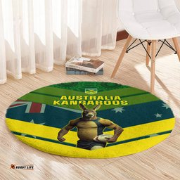 Australia Rugby Round Carpet Pacific 2023 Go Aussie Kangaroos