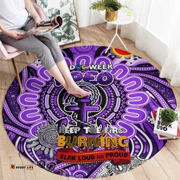 Fremantle Dockers Freo NAIDOC Week 2024 Round Carpet Mascot Football
