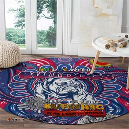 Western Bulldogs NAIDOC Week 2024 Round Carpet Mascot Football DT02
