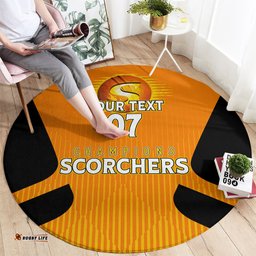 Custom Scorchers Cricket Champions 2023 Round Carpet Made Tough