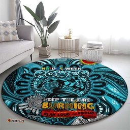 Port Adelaide Power NAIDOC Week 2024 Round Carpet Mascot Football DT02