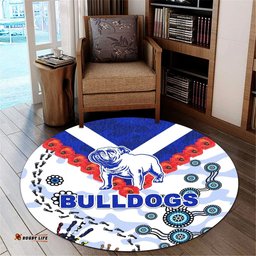 Canterbury-Bankstown Bulldogs Round Carpet Anzac Day Indigenous