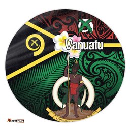 Amazing Aussie Australia South Sea Islanders Vanuatu Special Original Flag In Polynesian Style Round Rug