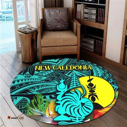 Amazing Aussie Australia South Sea Islanders I'm New Caledonian With Polynesian Tropical Style Round Rug
