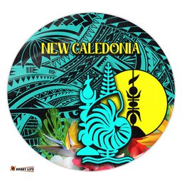 Amazing Aussie Australia South Sea Islanders I'm New Caledonian With Polynesian Tropical Style Round Rug