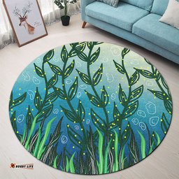 Amazing Aussie Australia Aboriginal Nature Concept Aboriginal Style Round Rug