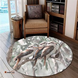 Amazing Aussie Australia Kookaburra Kookaburra Artwork Round Rug