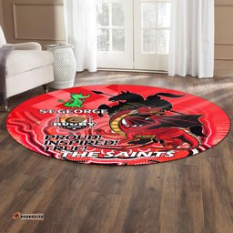 Amazing Aussie Australia Dragons Australia Dragons Ball Aboriginal Inspired Indigenous Sport Style Round Rug