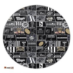 Amazing Aussie Collingwood Legacy Of The Pride Comic Style Round Rug