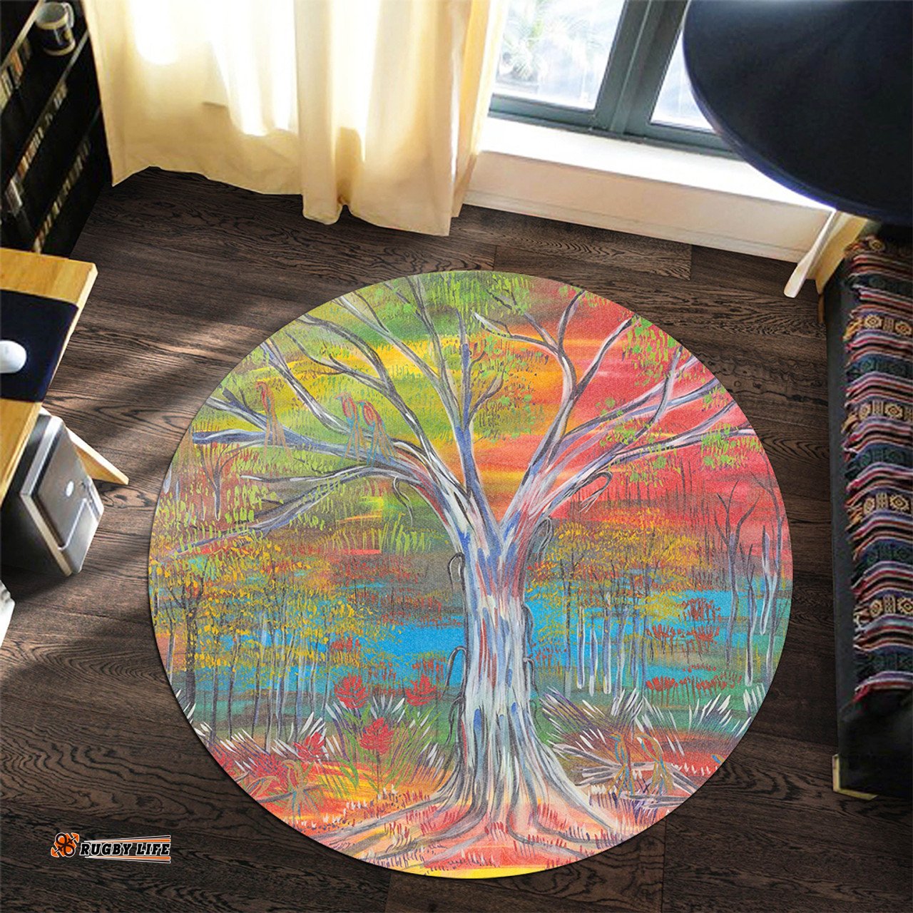 Amazing Aussie Australia Gumtree Gumtree Dreaming  Round Rug