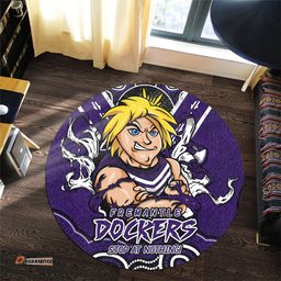 Amazing Aussie Fremantle Ripped Legacy Of The Game Round Rug