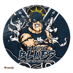 Amazing Aussie Carlton Ripped Legacy Of The Game Round Rug