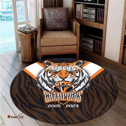 Amazing Aussie Wests Tigers Talent Win Games But Teamwork And Intelligence Win Championships With Aboriginal Style Round Rug