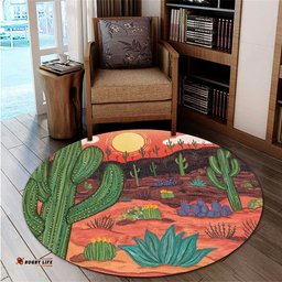 Amazing Aussie Australia Travelling Australian Desert Round Rug