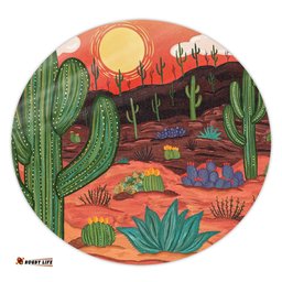 Amazing Aussie Australia Travelling Australian Desert Round Rug