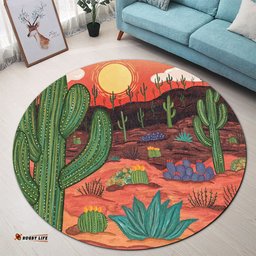 Amazing Aussie Australia Travelling Australian Desert Round Rug