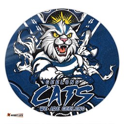 Amazing Aussie Geelong Cats Ripped Legacy Of The Game Round Rug