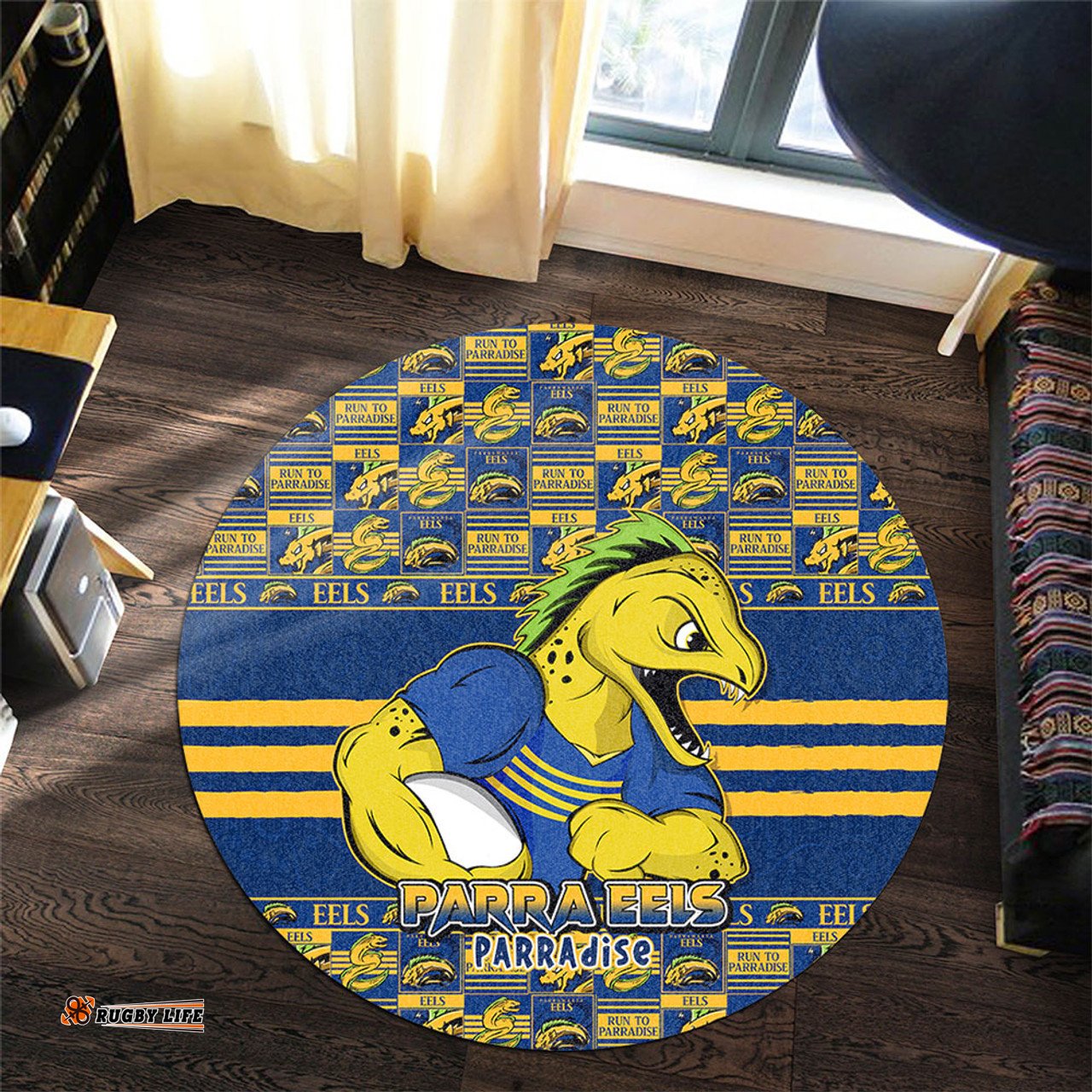 Amazing Aussie Parramatta Eels Champion���s Pride Comic Style Round Rug