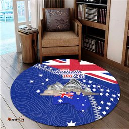 Amazing Aussie Australia Australia Day Happy Australia Day Round Rug