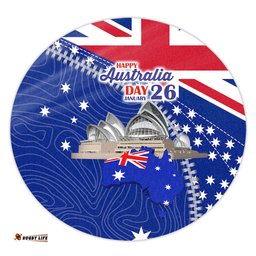 Amazing Aussie Australia Australia Day Happy Australia Day Round Rug