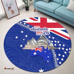 Amazing Aussie Australia Australia Day Happy Australia Day Round Rug