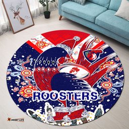 Amazing Aussie Australia Sydney Christmas Custom Merry Christmas Sydney Indigenous Round Rug
