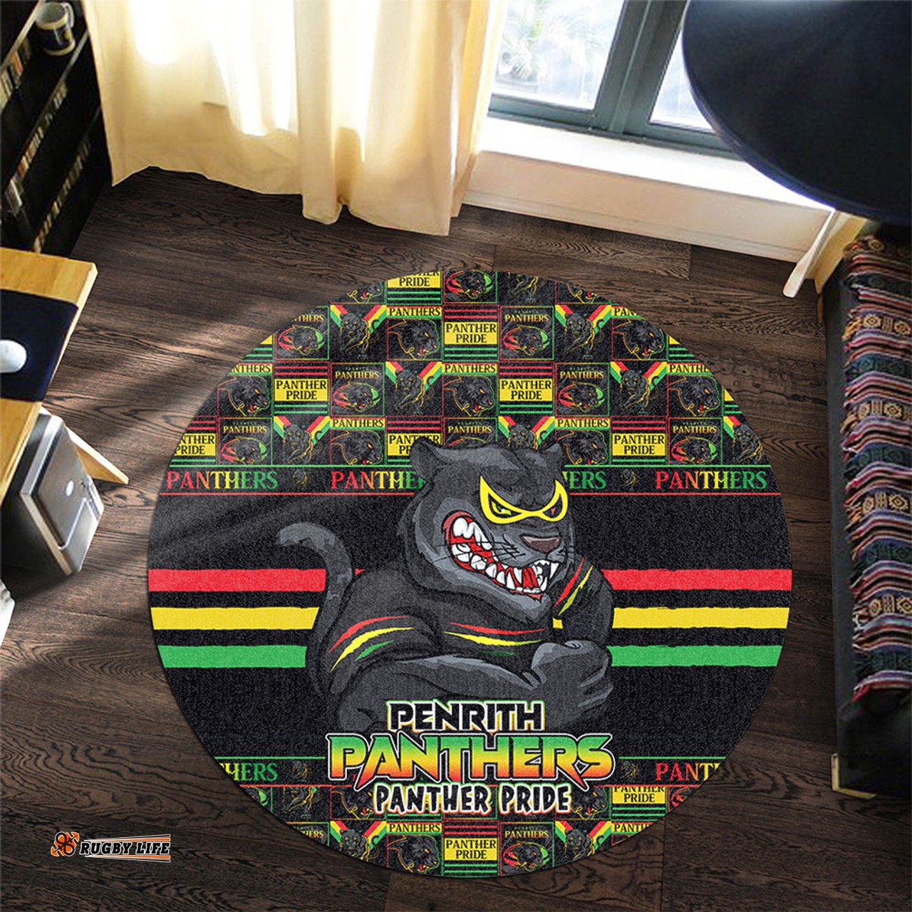 Amazing Aussie Penrith Panthers Champion���s Pride Comic Style Round Rug