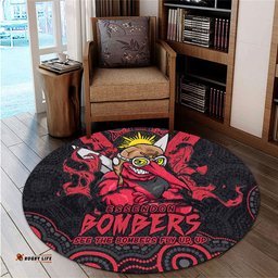 Amazing Aussie Essendon Ripped Legacy Of The Game Round Rug