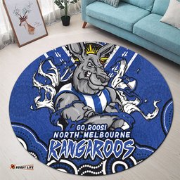 Amazing Aussie North Melbourne Ripped Legacy Of The Game Round Rug
