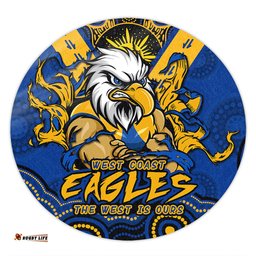 Amazing Aussie West Coast Eagles Ripped Legacy Of The Game Round Rug