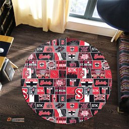 Amazing Aussie St Kilda Legacy Of The Pride Comic Style Round Rug