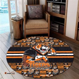 Amazing Aussie Wests Tigers Champion���s Pride Comic Style Round Rug