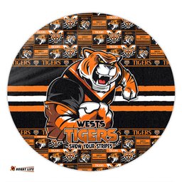 Amazing Aussie Wests Tigers Champion���s Pride Comic Style Round Rug