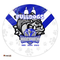 Amazing Aussie Canterbury Bankstown Bulldogs Talent Win Games But Teamwork And Intelligence Win Championships With Aboriginal Style Round Rug