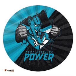 Amazing Aussie Port Adelaide Breaking Through Fan Design Round Rug